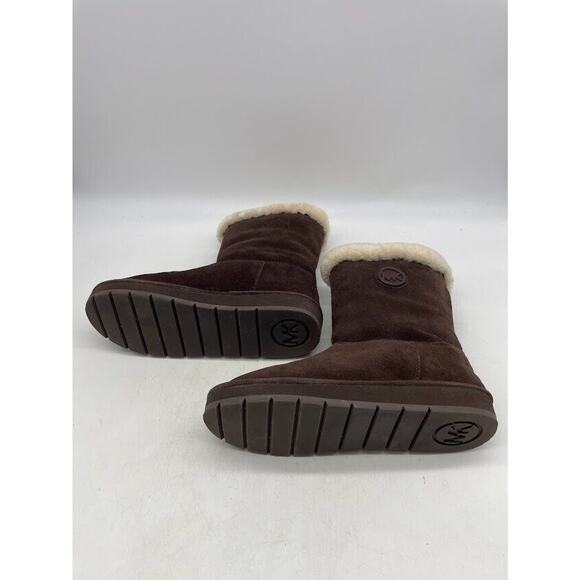 Michael Kors Women's Winter Mid Boot Round Toe Suede Boots Size 8M - Picture 9 of 12